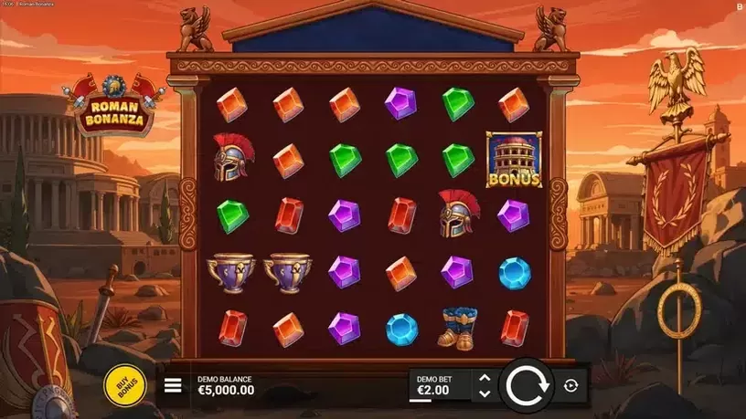 Roman Bonanza slot screenshot 1