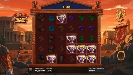 Roman Bonanza slot screenshot 3