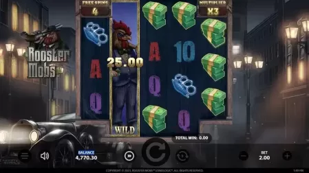 Rooster Mobs slot screenshot 5