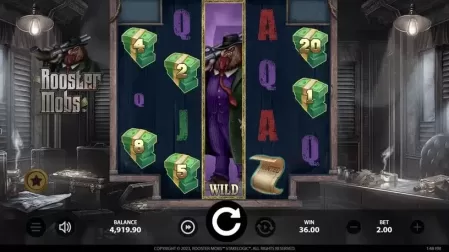 Rooster Mobs slot screenshot 3