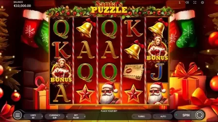 Santa’s Puzzle slot screenshot 1
