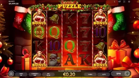 Santa’s Puzzle slot screenshot 2