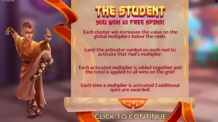 Shaolin Master slot screenshot 3