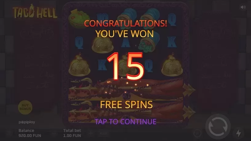 Taco Hell slot screenshot 2