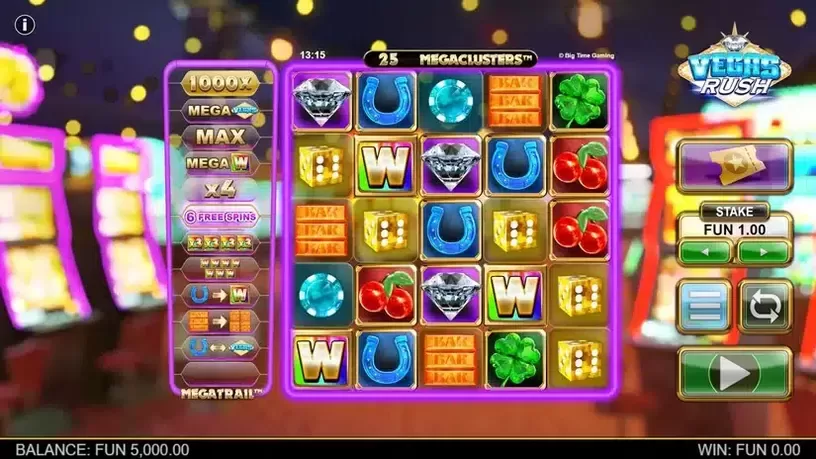 Vegas Rush slot screenshot 1