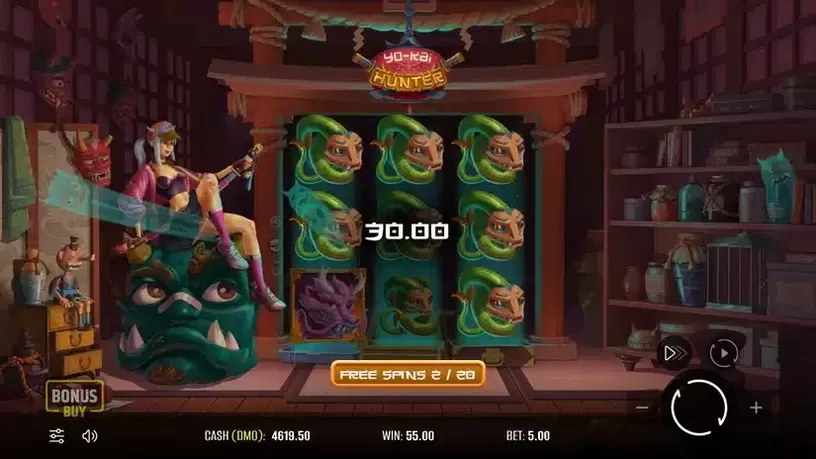 Yokai Hunter slot screenshot 3