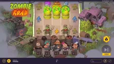 Zombie Road slot screenshot 2