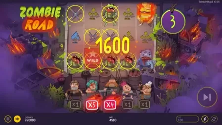 Zombie Road slot screenshot 5
