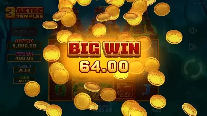 3 Aztec Temples slot screenshot 4