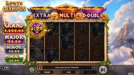 3 Pots of Olympus slot screenshot 2