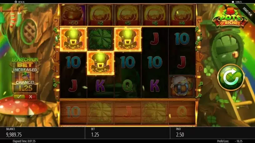 5 Pots O'Riches slot screenshot 3
