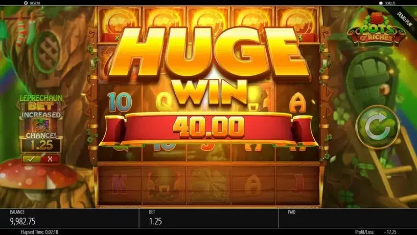 5 Pots O'Riches slot screenshot 5