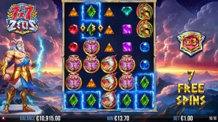 7×7 Zeus slot screenshot 6