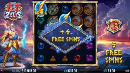 7×7 Zeus slot screenshot 5
