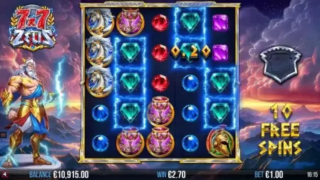 7×7 Zeus slot screenshot 3