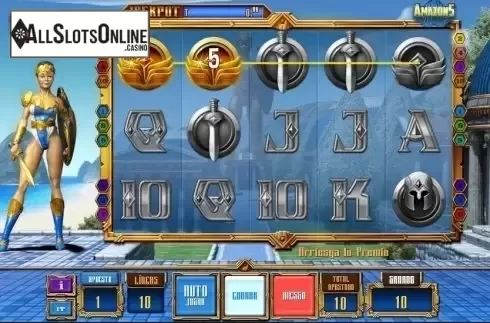 Win Screen. Amazons from MGA