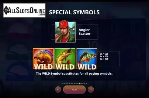 Special symbols screen