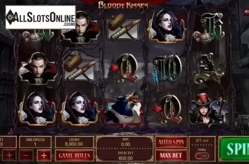 Reel Screen. Bloody Kisses from XIN Gaming