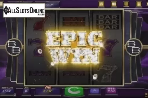 Epic win. Booming Bars from Booming Games