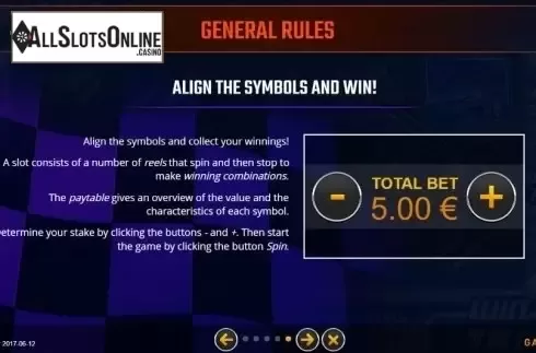 General Rules. Boost Racers from GAMING1