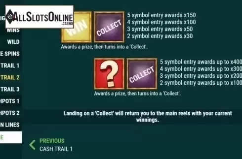 Features 3. Cashanova Cashpots from Slot Factory