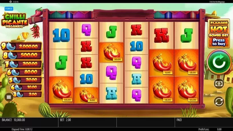 Chilli Picante Megaways slot screenshot 1