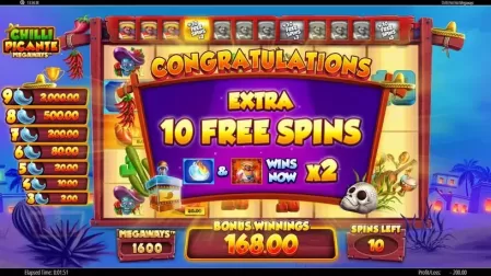 Chilli Picante Megaways slot screenshot 7