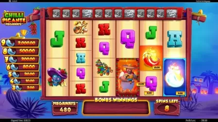 Chilli Picante Megaways slot screenshot 5