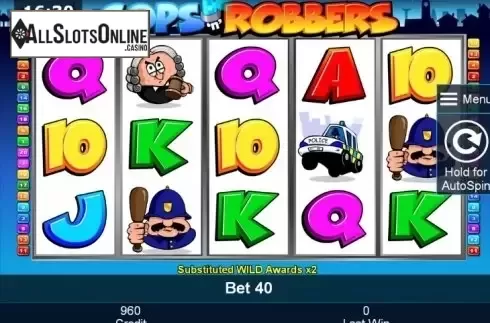 Reels. Cops'n' Robbers  (Green Tube) from Greentube