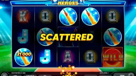 Cricket Heroes slot screenshot 4