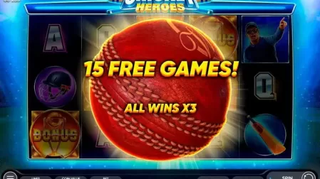 Cricket Heroes slot screenshot 7