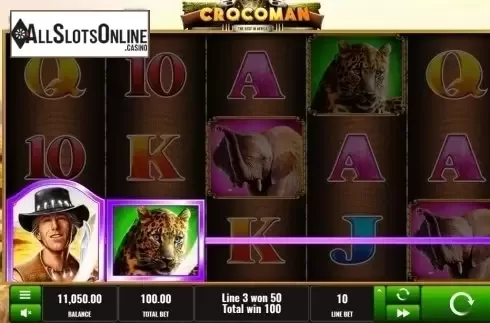Win screen. Crocoman from Platipus