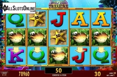 Win Screen 3. Deep Sea Treasure from Merkur