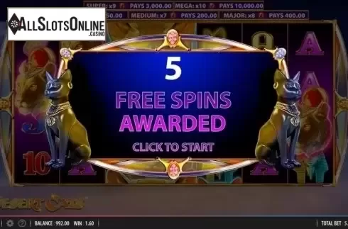 Free Spins. Desert Cats from WMS