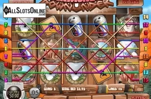 Screen4. Diamonds Downunder from Rival Gaming