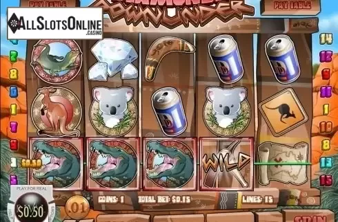 Screen5. Diamonds Downunder from Rival Gaming