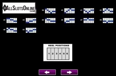 Paytable 6. Diamonds of Athens from High 5 Games