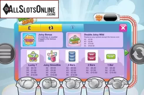 Screen3. Double Juicy from Playtech