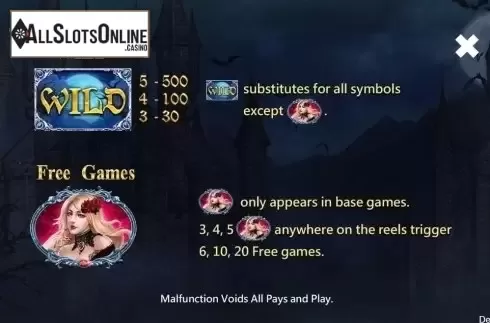 Info. Dracula (CQ9Gaming) from CQ9Gaming