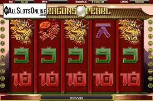 Reel Screen. Dragons Pearl (XIN Gaming) from XIN Gaming