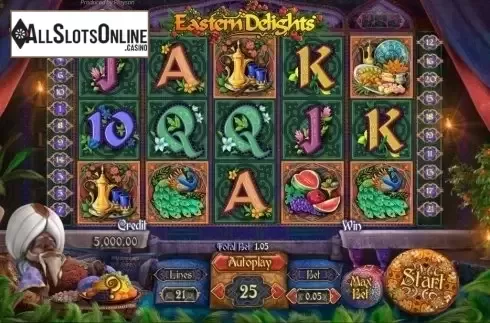 Screen 1. Eastern Delights from Playson
