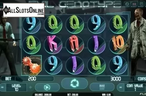 Reel Screen. Evil Genotype from Fugaso
