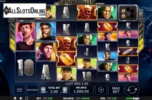 Reel Screen 2. Expendables Megaways from StakeLogic