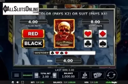 Gamble 2. Expendables Megaways from StakeLogic