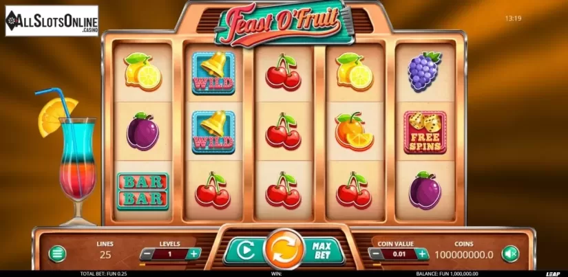 Reel Screen. Feast O Fruit from Leap Gaming