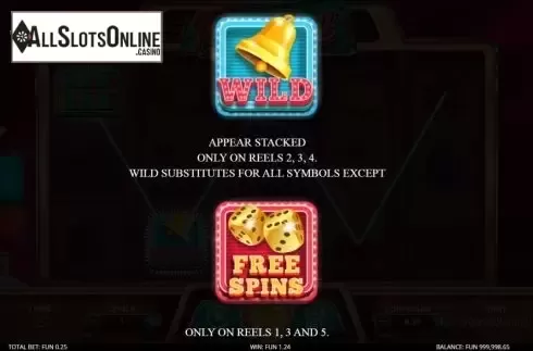 Symbols screen. Feast O Fruit from Leap Gaming