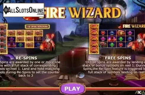 Start screen
