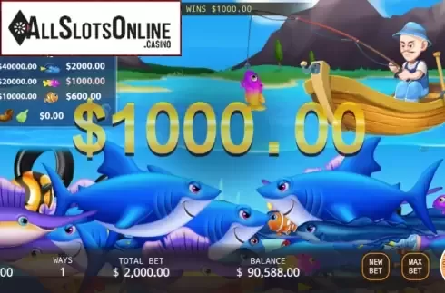 Win Screen. Fishing Expedition from KA Gaming