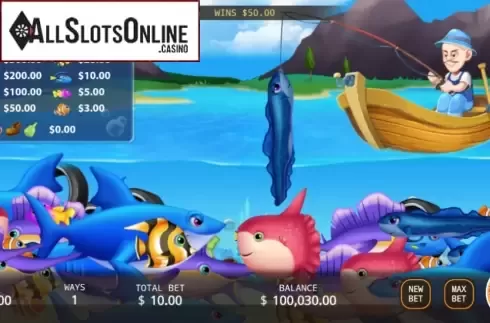 Play Screen. Fishing Expedition from KA Gaming