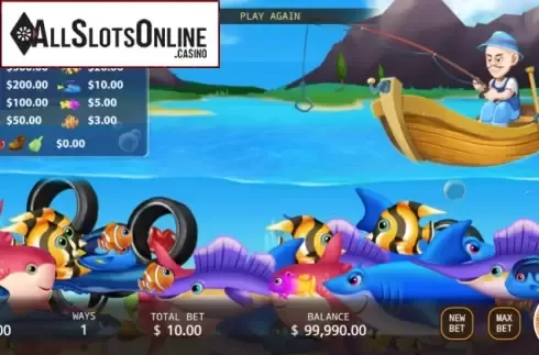 Play Screen. Fishing Expedition from KA Gaming